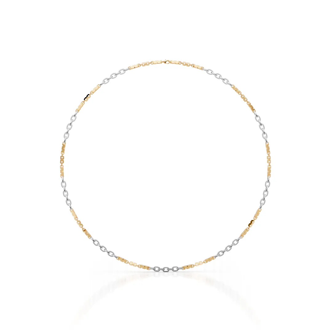 Dual Tone Link Chain